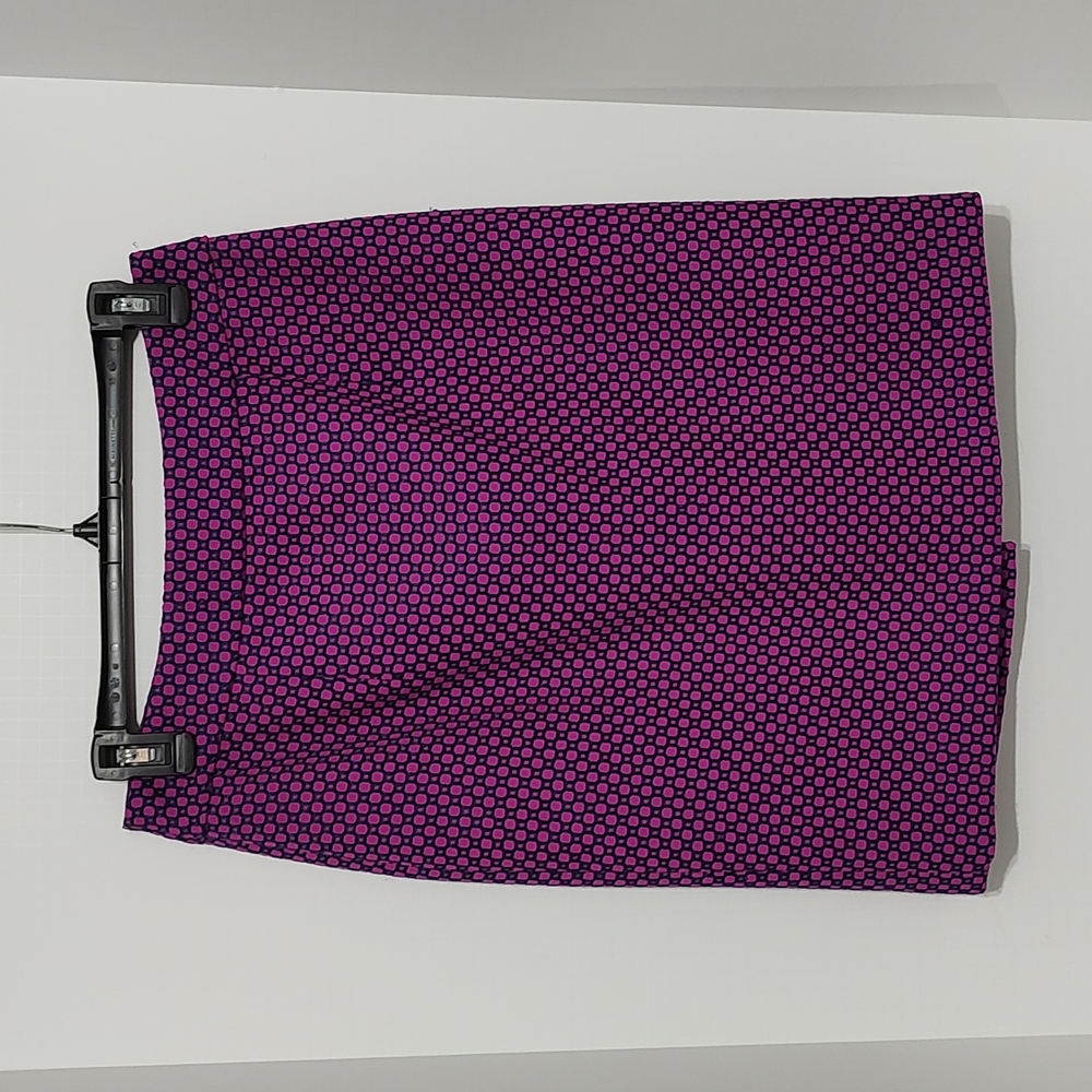 New Fuchsia & Navy Pencil Skirt - Banana Republic sz 4 Petite